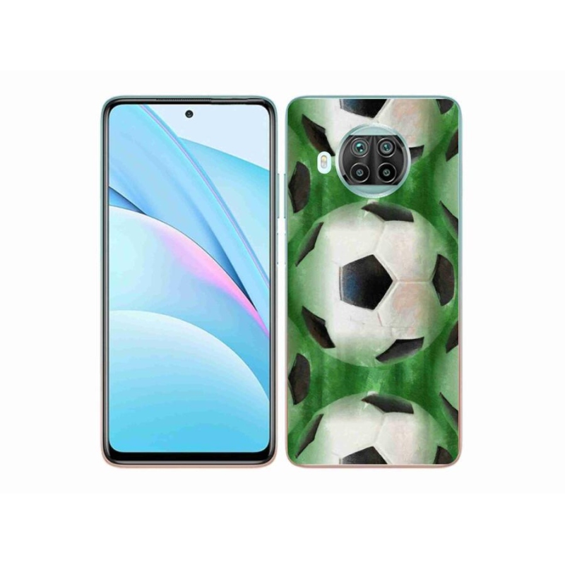 Gelový kryt mmCase na mobil Xiaomi Mi 10T Lite 5G - fotbalový míč