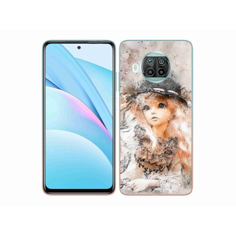 Gelový kryt mmCase na mobil Xiaomi Mi 10T Lite 5G - holčička s kloboukem