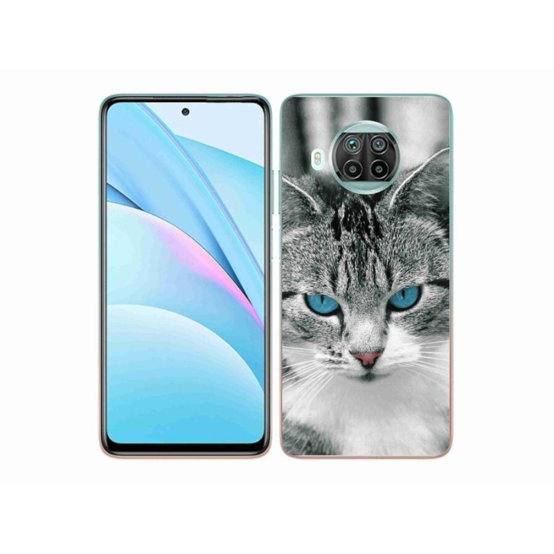 Gelový kryt mmCase na mobil Xiaomi Mi 10T Lite 5G - kočičí pohled 1