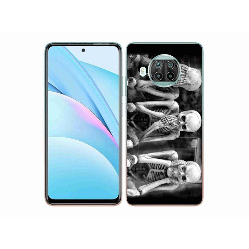Gelový kryt mmCase na mobil Xiaomi Mi 10T Lite 5G - kostlivci