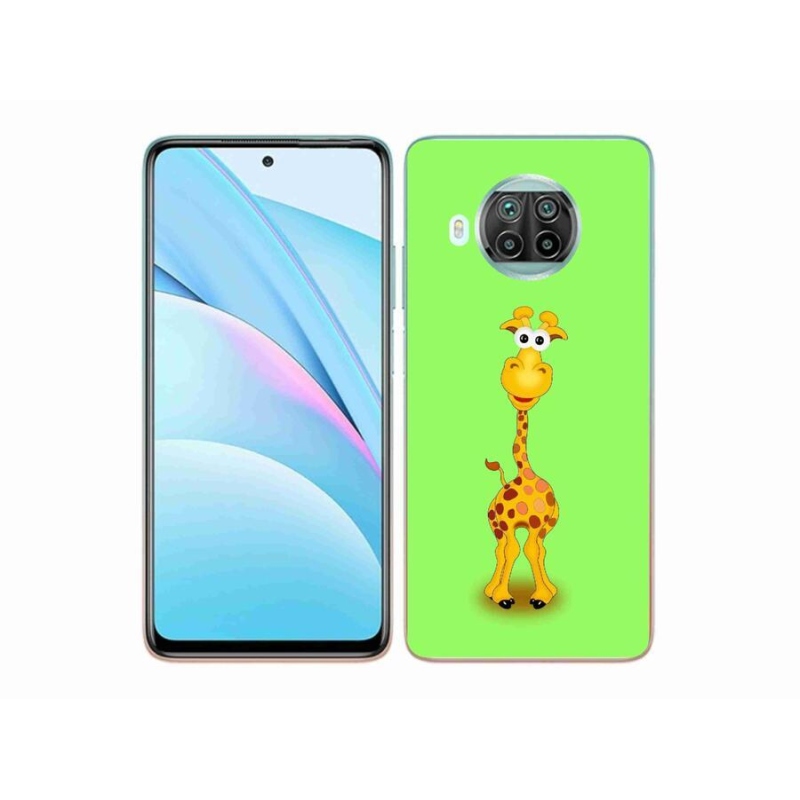 Gelový kryt mmCase na mobil Xiaomi Mi 10T Lite 5G - kreslená žirafa