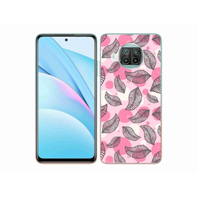 Gelový kryt mmCase na mobil Xiaomi Mi 10T Lite 5G - kreslené padající listy