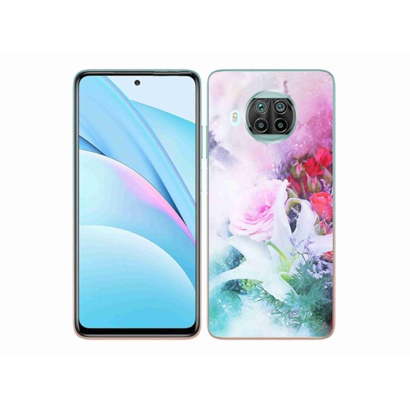 Gelový kryt mmCase na mobil Xiaomi Mi 10T Lite 5G - květiny 4