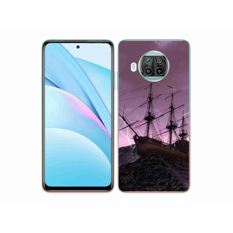 Gelový kryt mmCase na mobil Xiaomi Mi 10T Lite 5G - loď v bouři