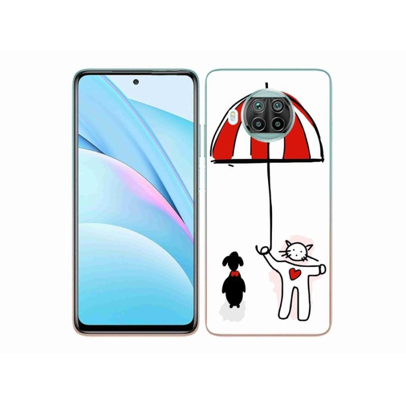 Gelový kryt mmCase na mobil Xiaomi Mi 10T Lite 5G - pejsek a kočička