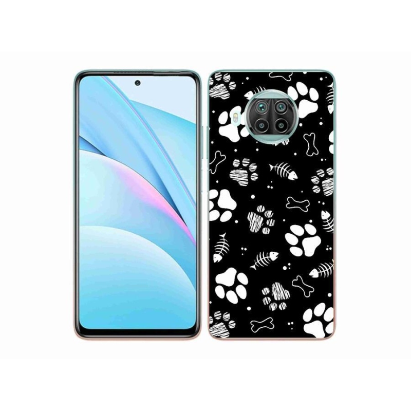 Gelový kryt mmCase na mobil Xiaomi Mi 10T Lite 5G - psí tlapky