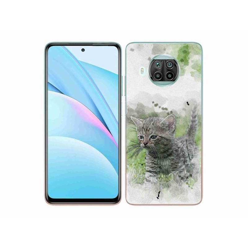 Gelový kryt mmCase na mobil Xiaomi Mi 10T Lite 5G - roztomilé kotě 1