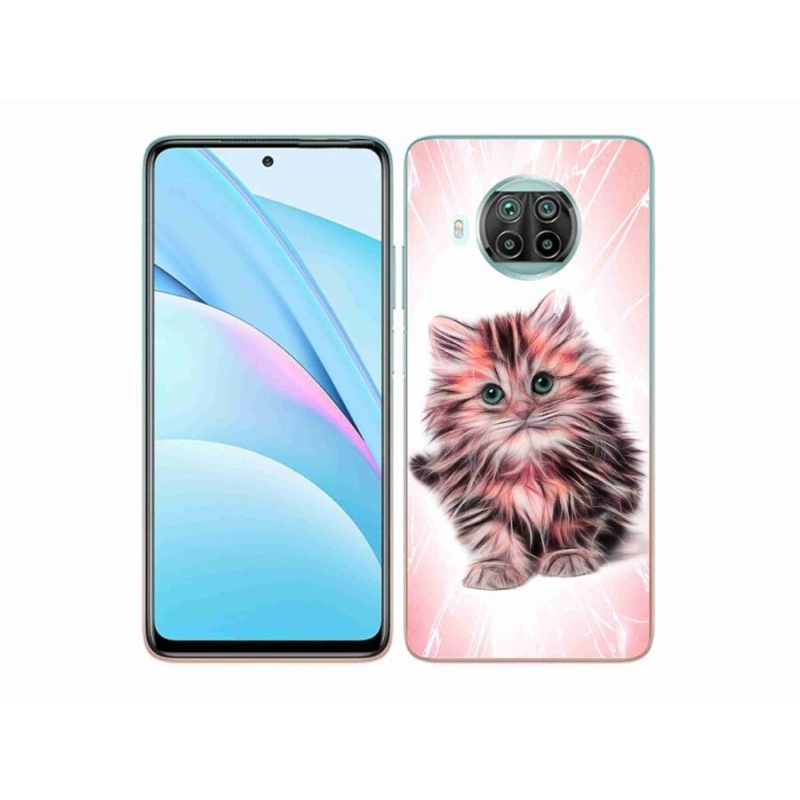 Gelový kryt mmCase na mobil Xiaomi Mi 10T Lite 5G - roztomilé kotě
