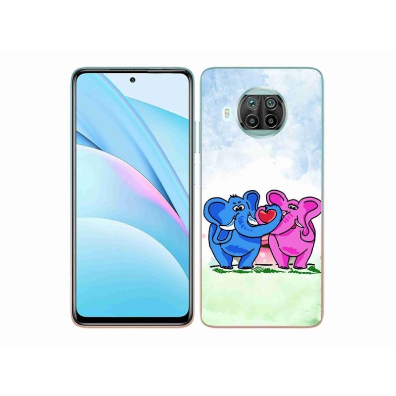 Gelový kryt mmCase na mobil Xiaomi Mi 10T Lite 5G - zamilovaní sloni