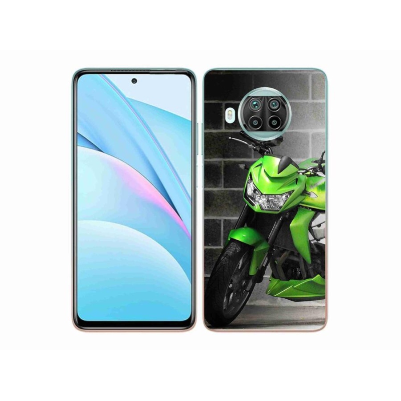 Gelový kryt mmCase na mobil Xiaomi Mi 10T Lite 5G - zelená motorka