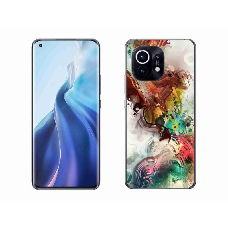 Gelový kryt mmCase na mobil Xiaomi Mi 11 - abstrakt 1
