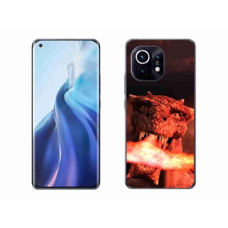 Gelový kryt mmCase na mobil Xiaomi Mi 11 - drak