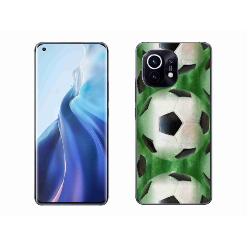 Gelový kryt mmCase na mobil Xiaomi Mi 11 - fotbalový míč