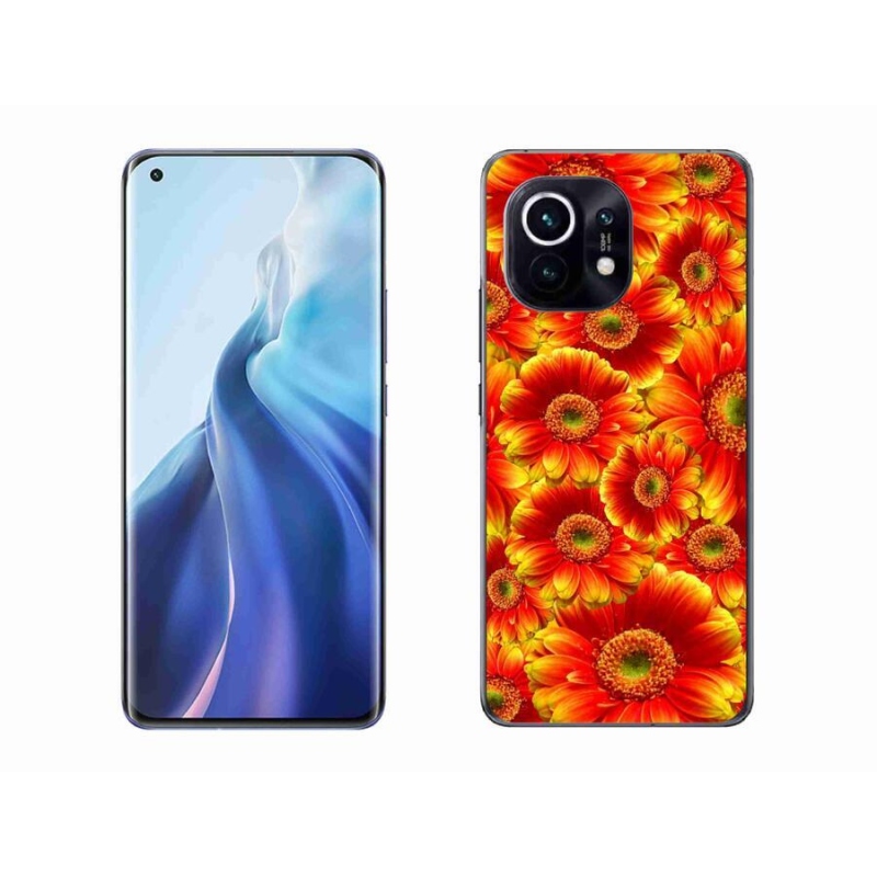 Gelový kryt mmCase na mobil Xiaomi Mi 11 - gerbera 1