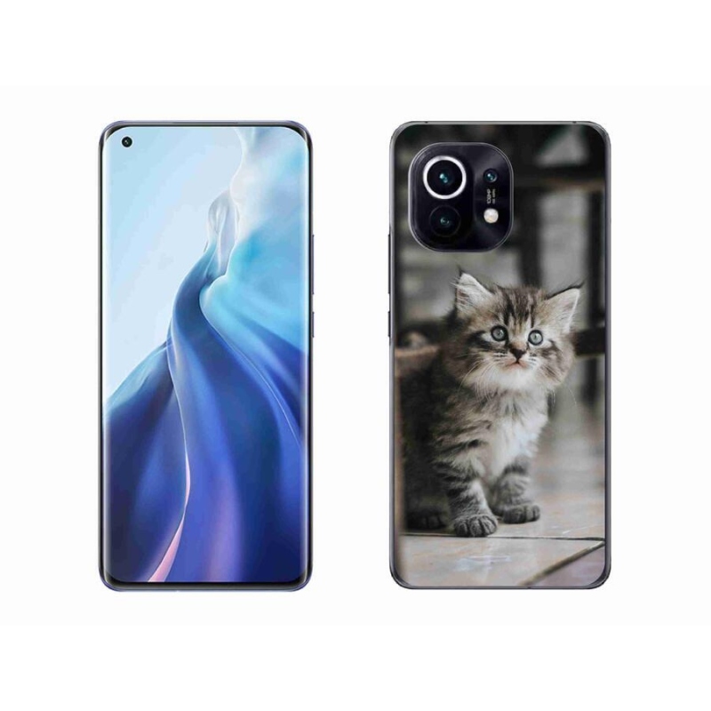 Gelový kryt mmCase na mobil Xiaomi Mi 11 - koťátko