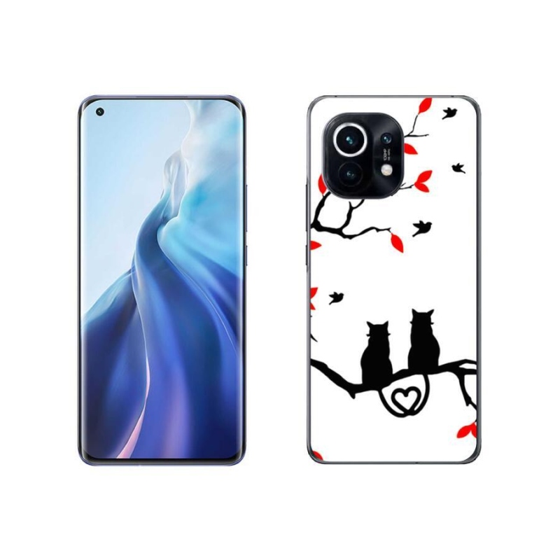 Gelový kryt mmCase na mobil Xiaomi Mi 11 - kočičí láska