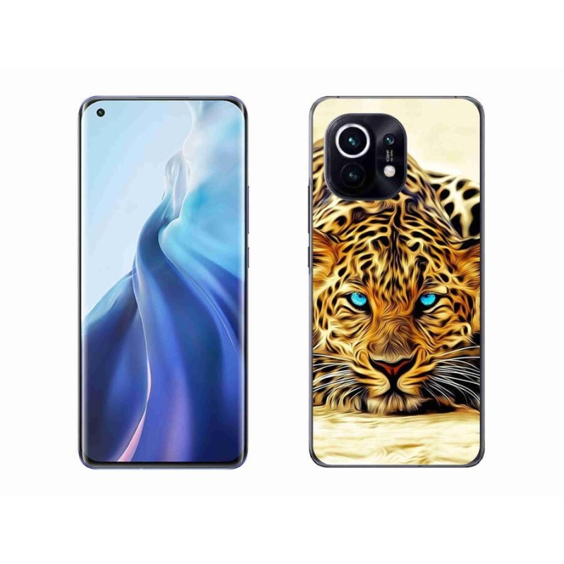 Gelový kryt mmCase na mobil Xiaomi Mi 11 - kreslený tygr