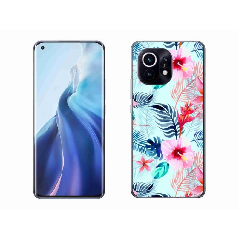 Gelový kryt mmCase na mobil Xiaomi Mi 11 - květiny