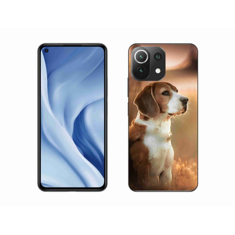 Gelový kryt mmCase na mobil Xiaomi Mi 11 Lite 4G/5G - bígl