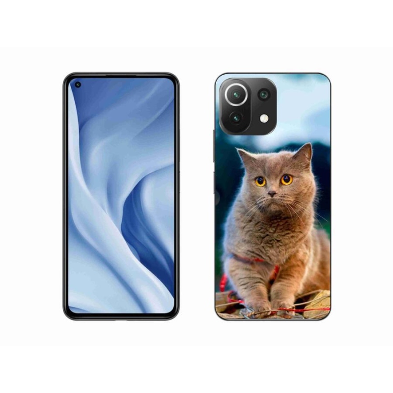 Gelový kryt mmCase na mobil Xiaomi Mi 11 Lite 4G/5G - britská modrá 2