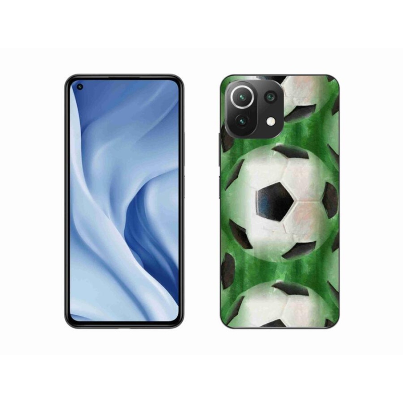 Gelový kryt mmCase na mobil Xiaomi Mi 11 Lite 4G/5G - fotbalový míč