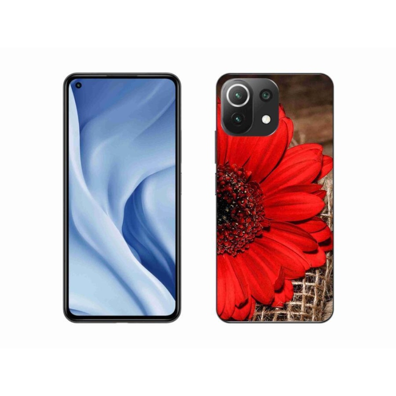 Gelový kryt mmCase na mobil Xiaomi Mi 11 Lite 4G/5G - gerbera