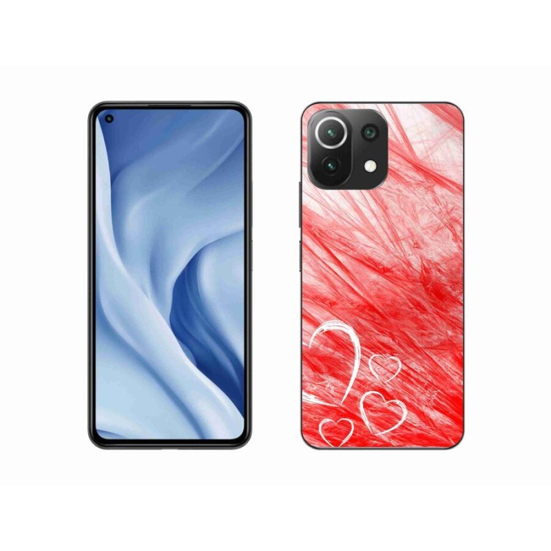 Gelový kryt mmCase na mobil Xiaomi Mi 11 Lite 4G/5G - heart