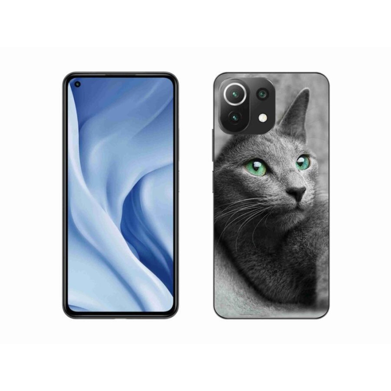 Gelový kryt mmCase na mobil Xiaomi Mi 11 Lite 4G/5G - kočka 2