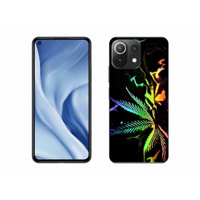 Gelový kryt mmCase na mobil Xiaomi Mi 11 Lite 4G/5G - konopí 2