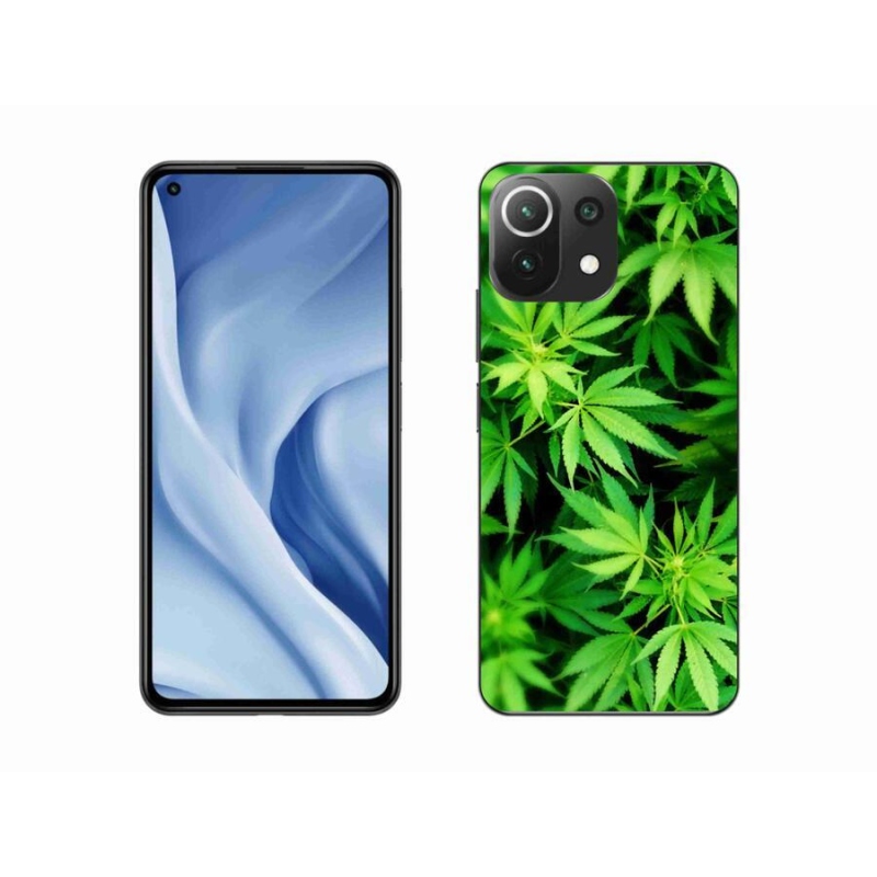 Gelový kryt mmCase na mobil Xiaomi Mi 11 Lite 4G/5G - konopí 3