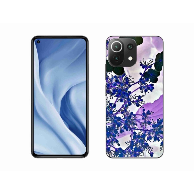 Gelový kryt mmCase na mobil Xiaomi Mi 11 Lite 4G/5G - květ hortenzie