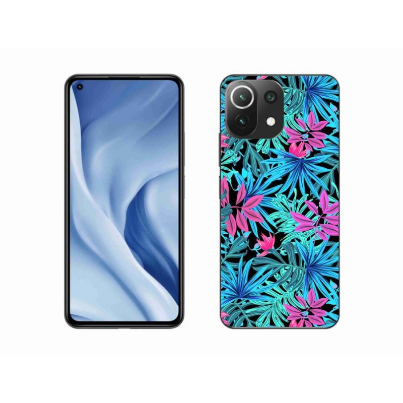 Gelový kryt mmCase na mobil Xiaomi Mi 11 Lite 4G/5G - květiny 3