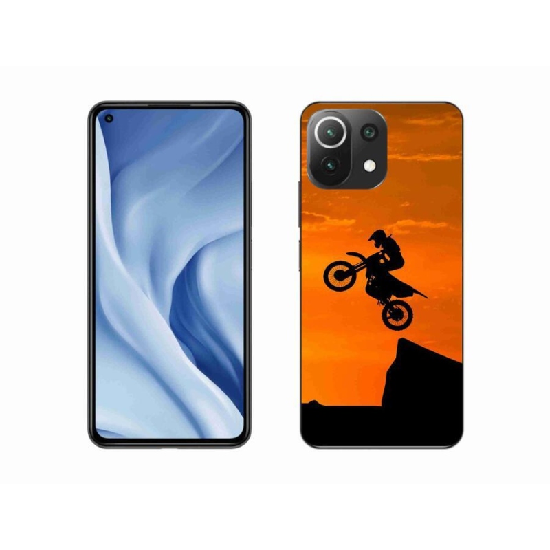Gelový kryt mmCase na mobil Xiaomi Mi 11 Lite 4G/5G - motocross
