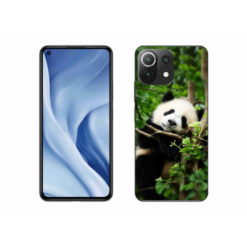 Gelový kryt mmCase na mobil Xiaomi Mi 11 Lite 4G/5G - panda