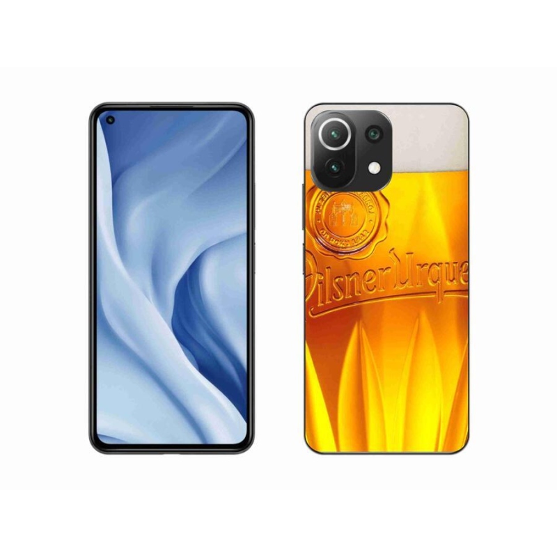 Gelový kryt mmCase na mobil Xiaomi Mi 11 Lite 4G/5G - pivo