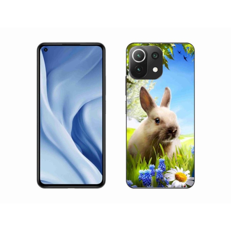 Gelový kryt mmCase na mobil Xiaomi Mi 11 Lite 4G/5G - zajíček