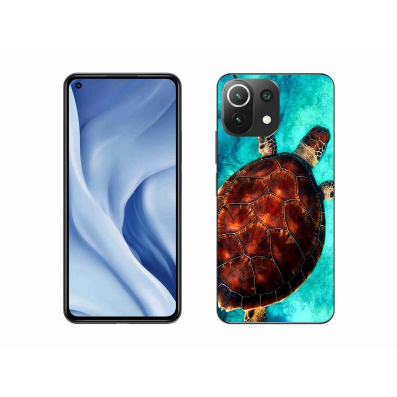Gelový kryt mmCase na mobil Xiaomi Mi 11 Lite 4G/5G - želva
