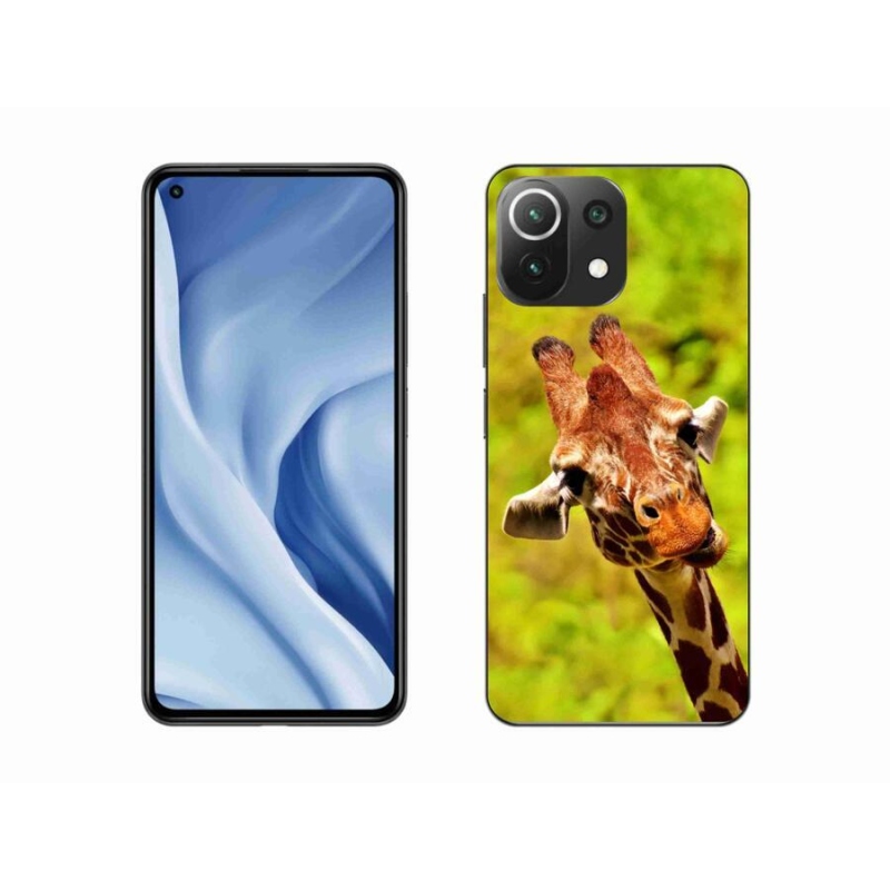 Gelový kryt mmCase na mobil Xiaomi Mi 11 Lite 4G/5G - žirafa