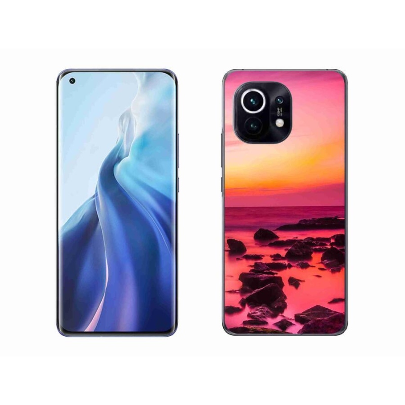 Gelový kryt mmCase na mobil Xiaomi Mi 11 - moře a záře