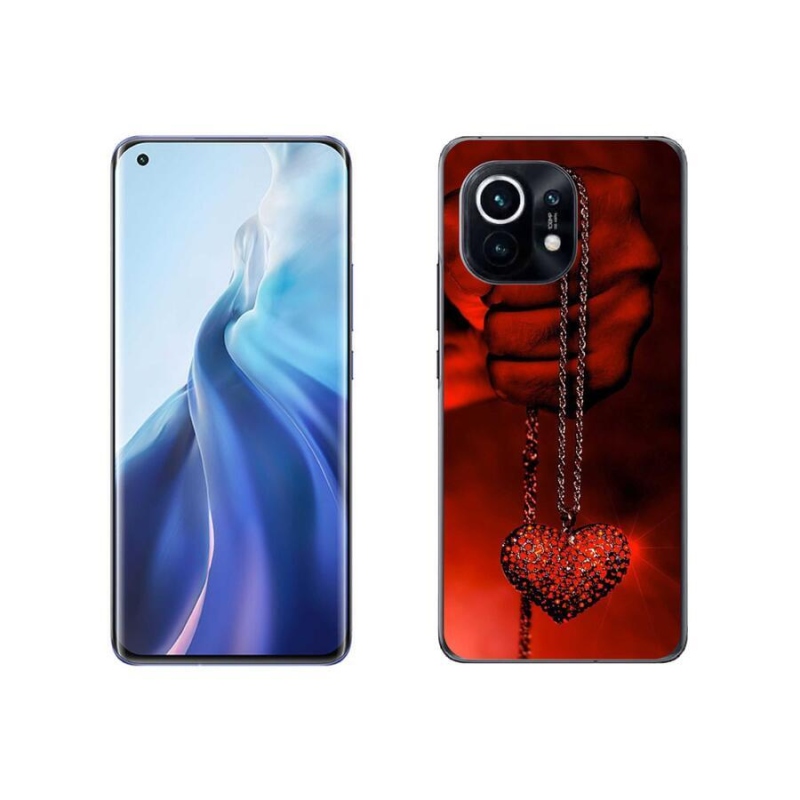Gelový kryt mmCase na mobil Xiaomi Mi 11 - náhrdelník