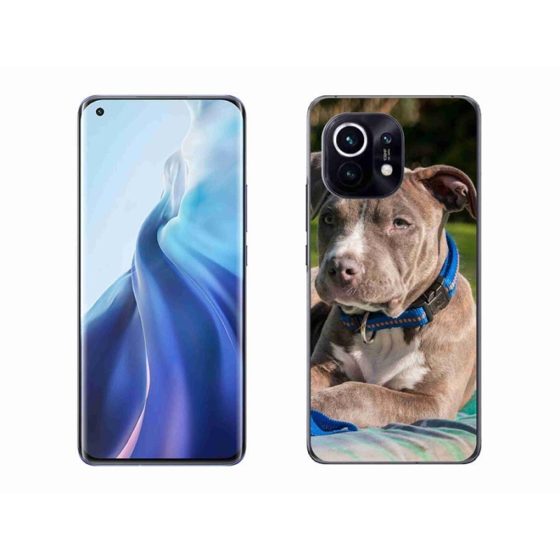 Gelový kryt mmCase na mobil Xiaomi Mi 11 - pitbull