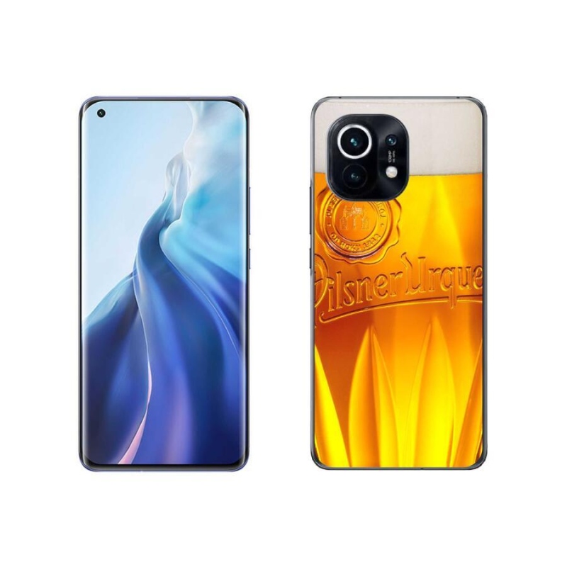 Gelový kryt mmCase na mobil Xiaomi Mi 11 - pivo