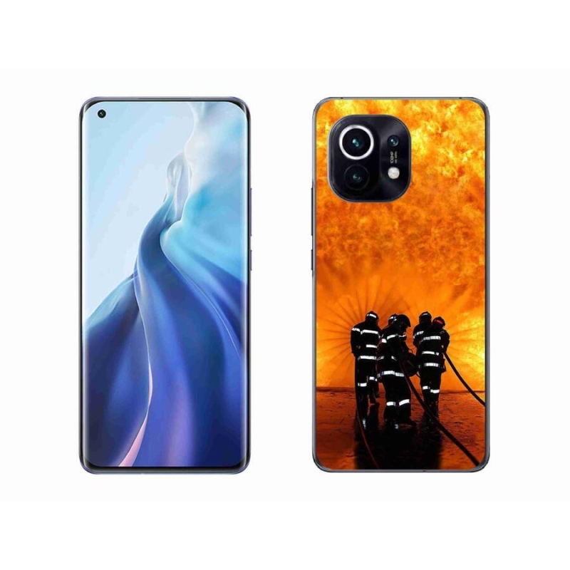 Gelový kryt mmCase na mobil Xiaomi Mi 11 - požár