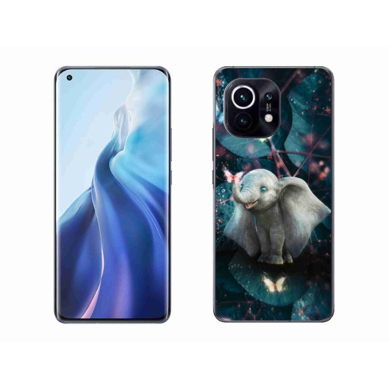 Gelový kryt mmCase na mobil Xiaomi Mi 11 - roztomilý slon