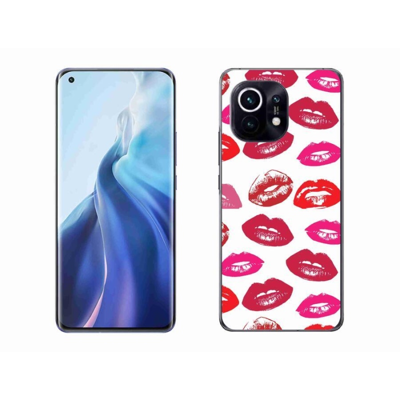 Gelový kryt mmCase na mobil Xiaomi Mi 11 - rty