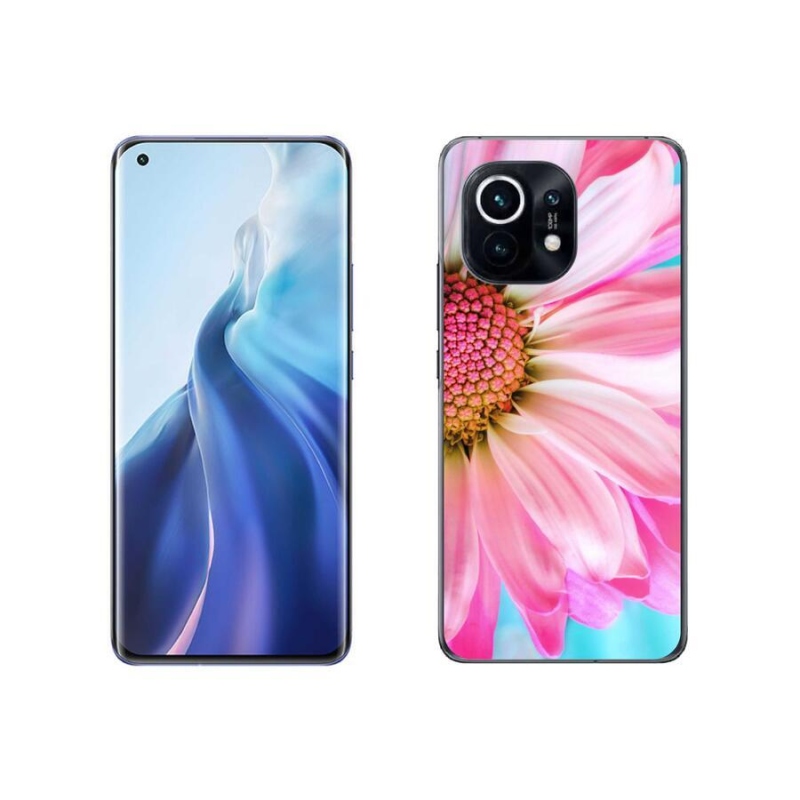 Gelový kryt mmCase na mobil Xiaomi Mi 11 - růžová květina