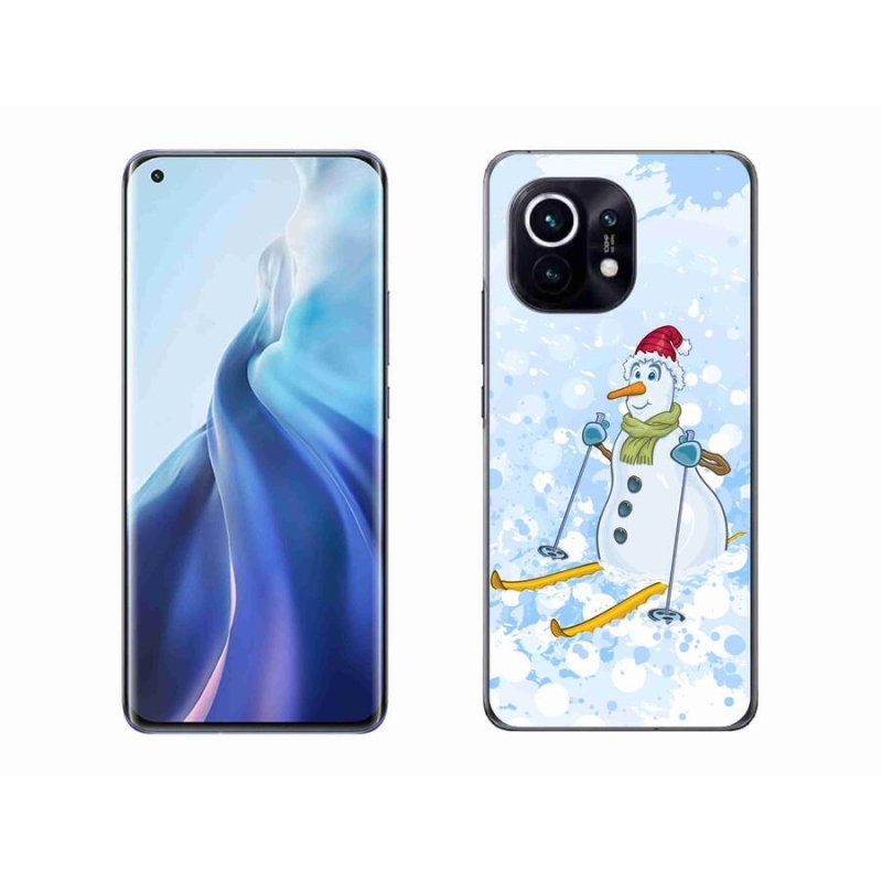 Gelový kryt mmCase na mobil Xiaomi Mi 11 - sněhulák