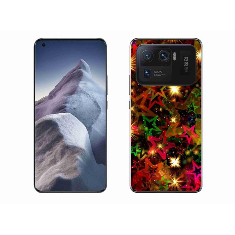 Gelový kryt mmCase na mobil Xiaomi Mi 11 Ultra - barevné hvězdičky