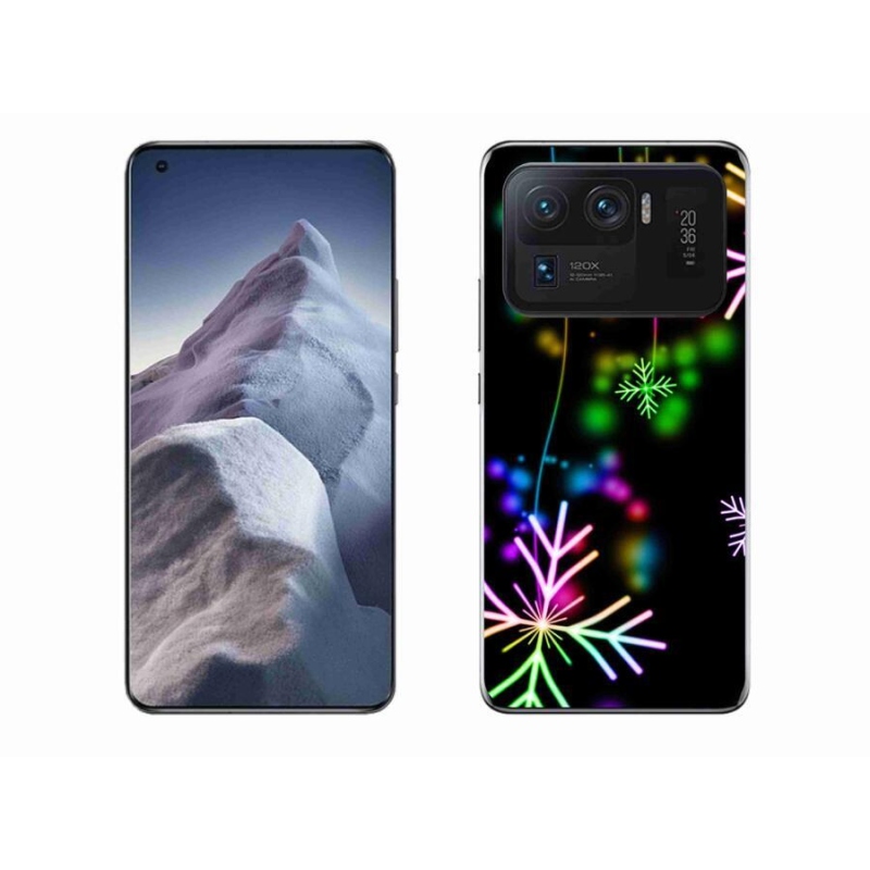 Gelový kryt mmCase na mobil Xiaomi Mi 11 Ultra - barevné vločky