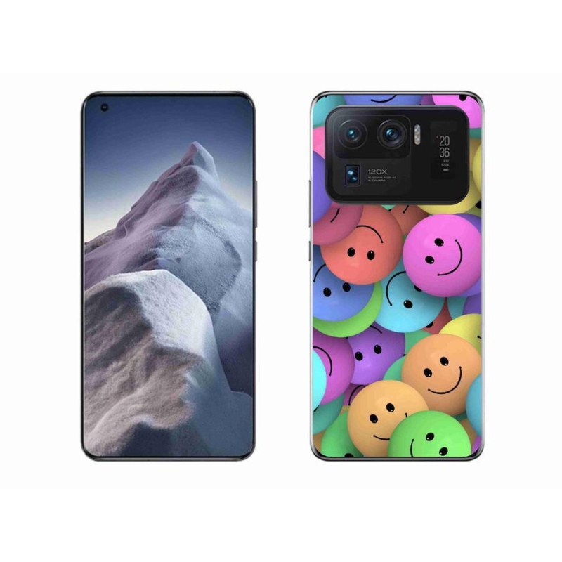 Gelový kryt mmCase na mobil Xiaomi Mi 11 Ultra - barevní smajlíci